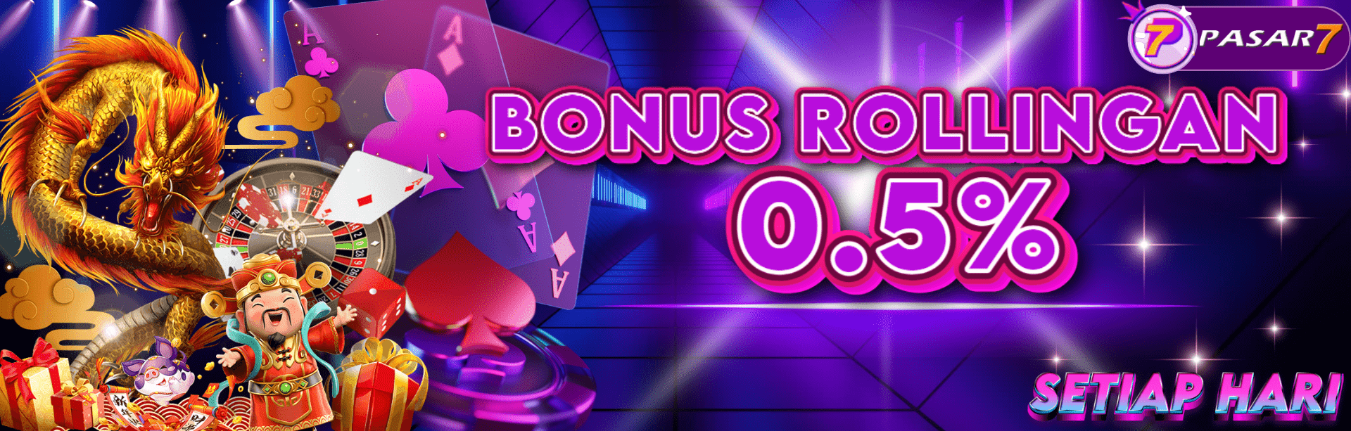 Bonus Rolingan Slot & Arcade Game 0.5%